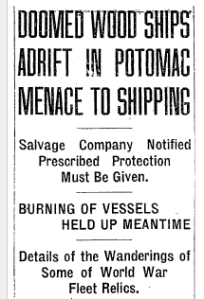 Sept. 3, 1925 Washington Post Headline, page 5. 