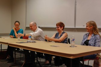 Panelists Christopher Farnsworth, Jenna Black and Carrie Vaughn!